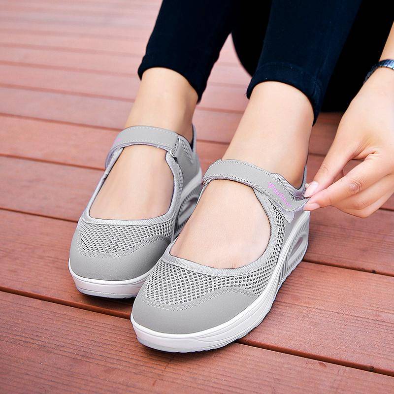 Fashion Women Platform Shoes Ladies Sneakers Mesh Light Women Casual Shoes Breathble Women Vulcanized Shoes Casual Sneaker