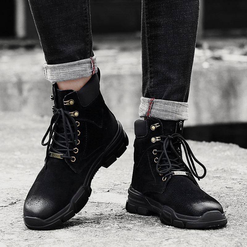 Boots Men Elevator Shoes Military Height Increase Shoes for Men Height Increase Insole 6CM Height Leather Shoes Tall Shoes Boots Men Elevator Shoes Military Height Increase Shoes for Men Height Increase Insole 6CM Height Leather Shoes Tall Shoes