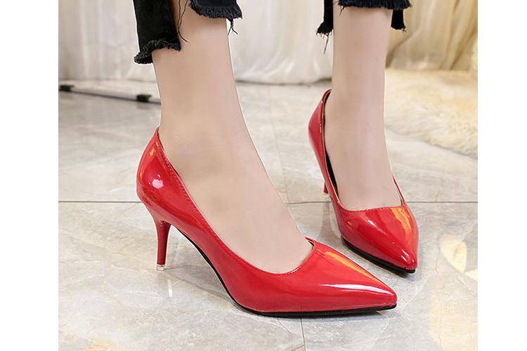 Aphixta 7cm Thin Heels Pumps Women Stiletto-heel Dress Women Shoes Wedding Official Leisure Shoes Plus Big Size 49 50