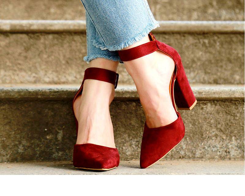 Sexy Classic High Heels Women's Sandals Summer Shoes Ladies Strappy Pumps Platform Heels Woman Ankle Strap Shoes