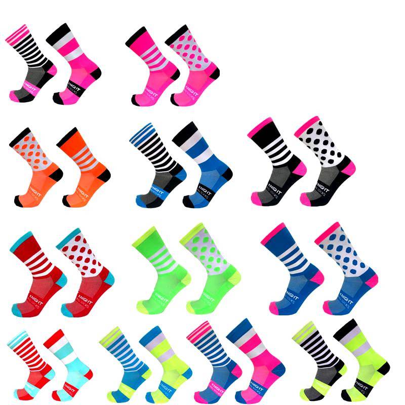 New stripe Dot Cycling Socks Top Quality Professional Brand Sport Socks Breathable Bicycle Sock Outdoor Racing Running Socks New stripe Dot Cycling Socks Top Quality Professional Brand Sport Socks Breathable Bicycle Sock Outdoor Racing Running Socks