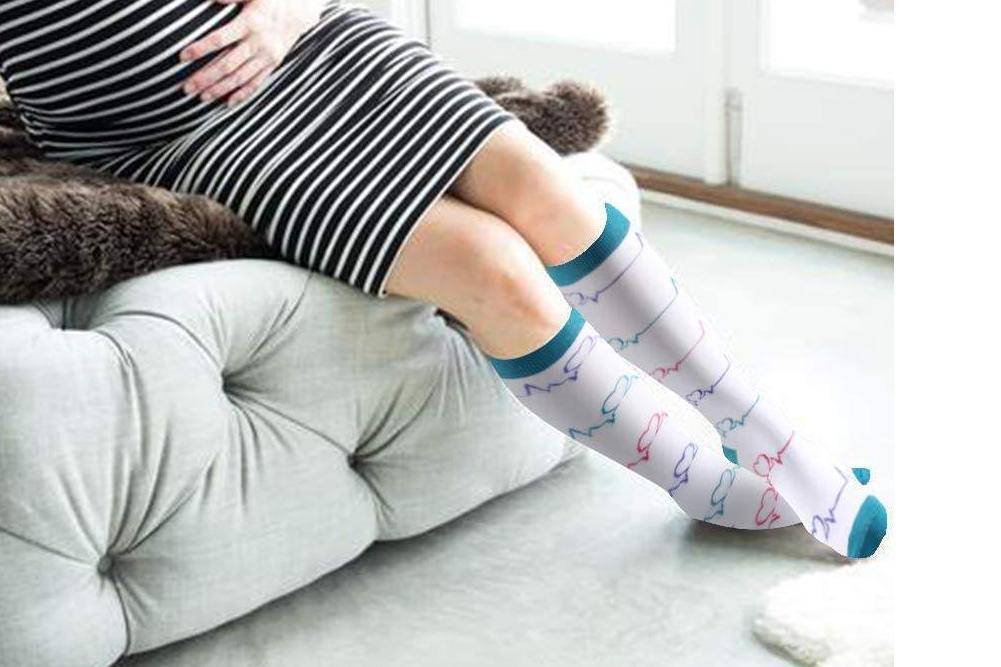 Compression Socks Running Marathon Sports Men Women Socks Nylon Leg Support Outdoor Stockings For Medical Edema Varicose Veins