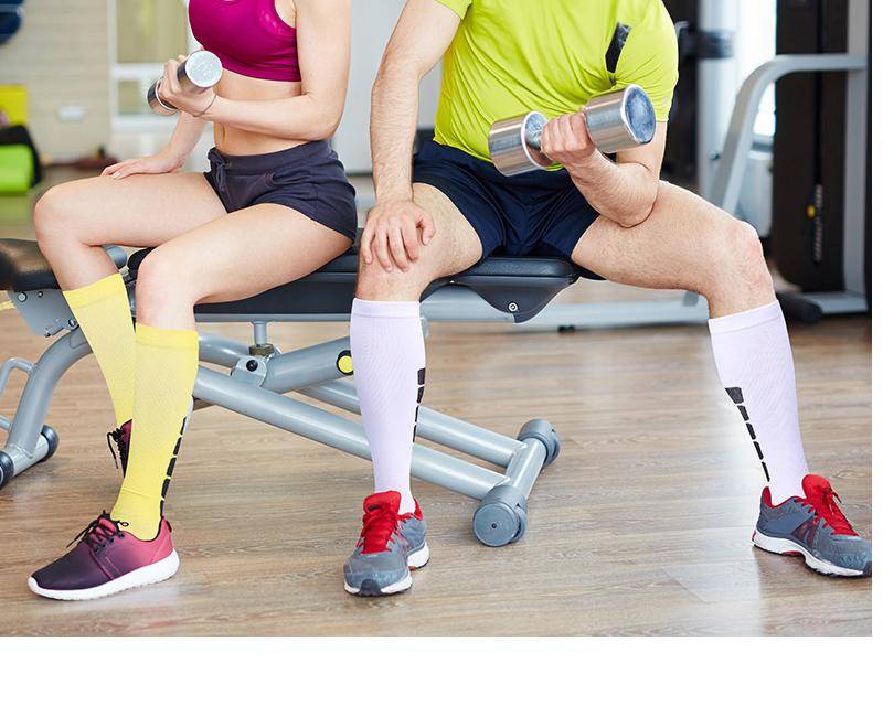 Compression Socks Football Socks Running Outdoor Sports  Crossfit Flight Travel Nurses Men WomenCompression Stockings Plus Size