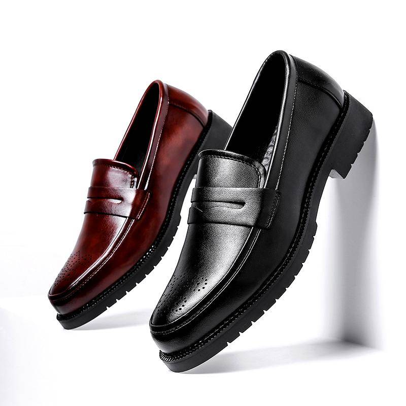 Yomior New Vintage Business Casual Men Shoes Soft Leather Formal Dress Loafers Italian Shoes Party Wedding Oxfords Brogue Shoes Yomior New Vintage Business Casual Men Shoes Soft Leather Formal Dress Loafers Italian Shoes Party Wedding Oxfords Brogue Shoes