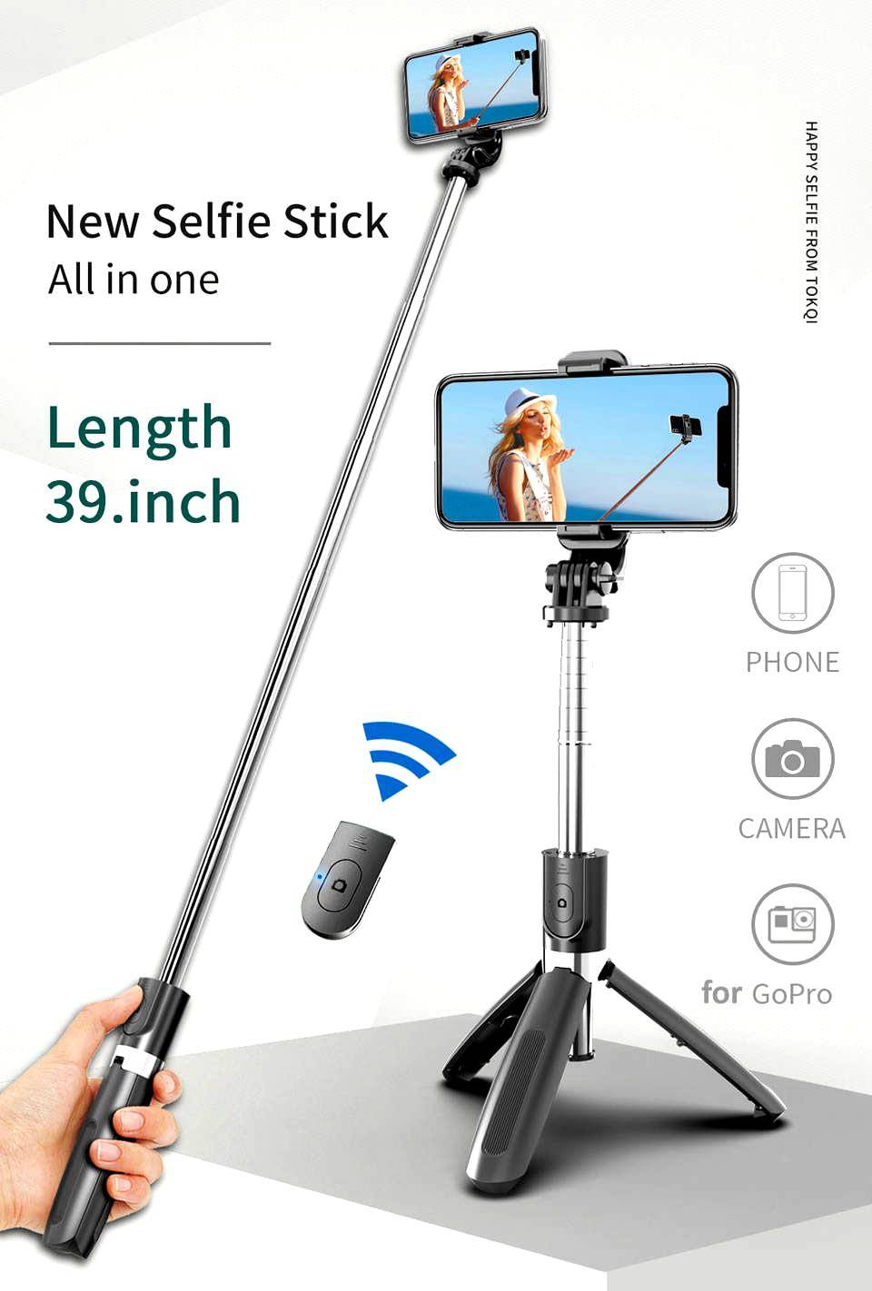 Electop Wireless bluetooth Selfie Stick Tripod Foldable Tripod Monopods Universal for SmartPhones for Gopro Sports Action Camera Electop Wireless bluetooth Selfie Stick Tripod Foldable Tripod Monopods Universal for SmartPhones for Gopro Sports Action Camera