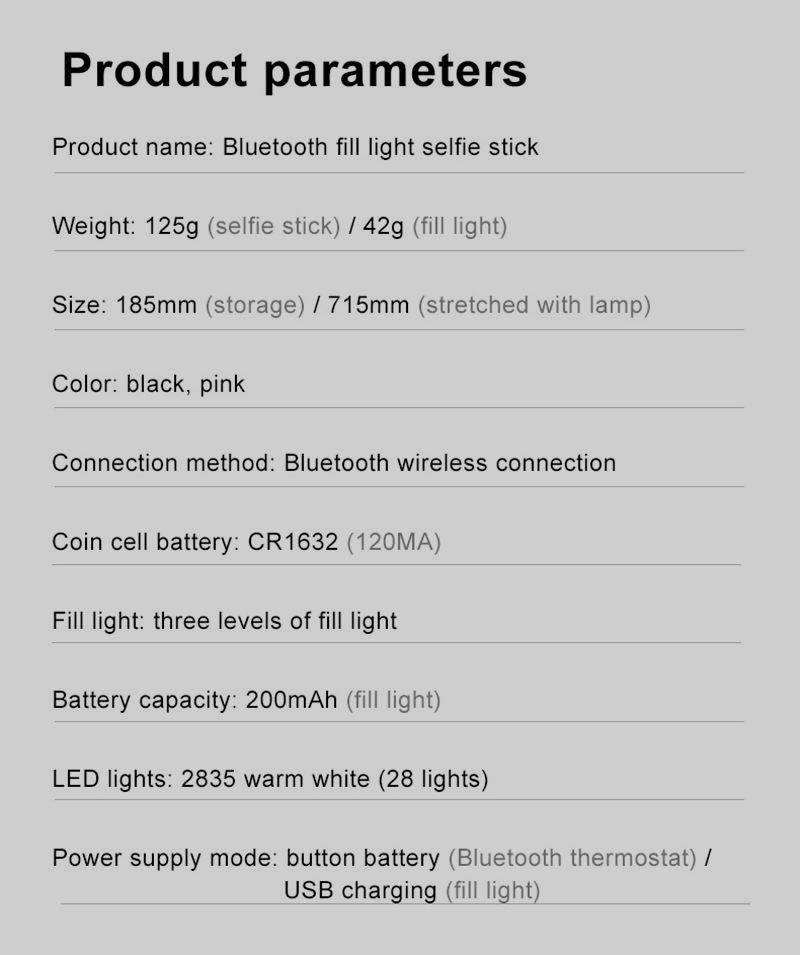 Tongdaytech Bluetooth Wireless Selfie Stick Portable Ring Fill Light Folding Stand For Iphone Xiaomi Makeup Video Live Studio Tongdaytech Bluetooth Wireless Selfie Stick Portable Ring Fill Light Folding Stand For Iphone Xiaomi Makeup Video Live Studio