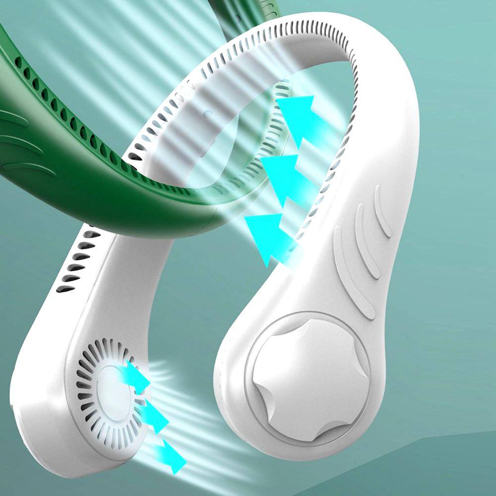 Portable Neck-mounted Fan Surround air outlet Bladeless Hanging Neck Fans 2000mAh Rechargeable Cooling Fan Wearable Neckband Fan Portable Neck-mounted Fan Surround air outlet Bladeless Hanging Neck Fans 2000mAh Rechargeable Cooling Fan Wearable Neckband Fan