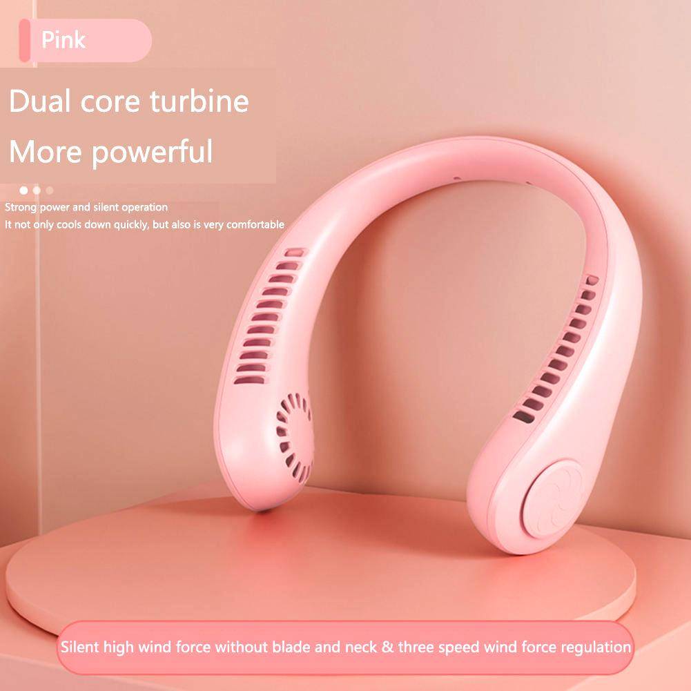 Portable Mini Neck Fan Electric Wireless Fan Rechargeable USB Fan Bladeless Mute Fans Hanging Neck Cooler for Outdoor Sports Portable Mini Neck Fan Electric Wireless Fan Rechargeable USB Fan Bladeless Mute Fans Hanging Neck Cooler for Outdoor Sports