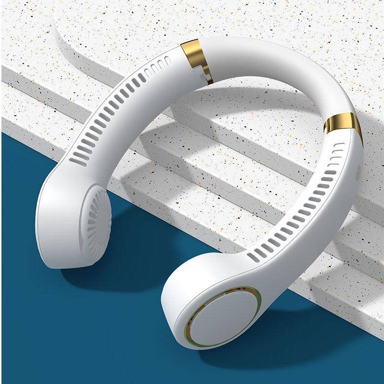 Travel Outdoor Portable Detachable Handheld Hanging Neck Fan USB Rechargeable Mini Air Conditioner Ventilador 3 Gear Adjustable