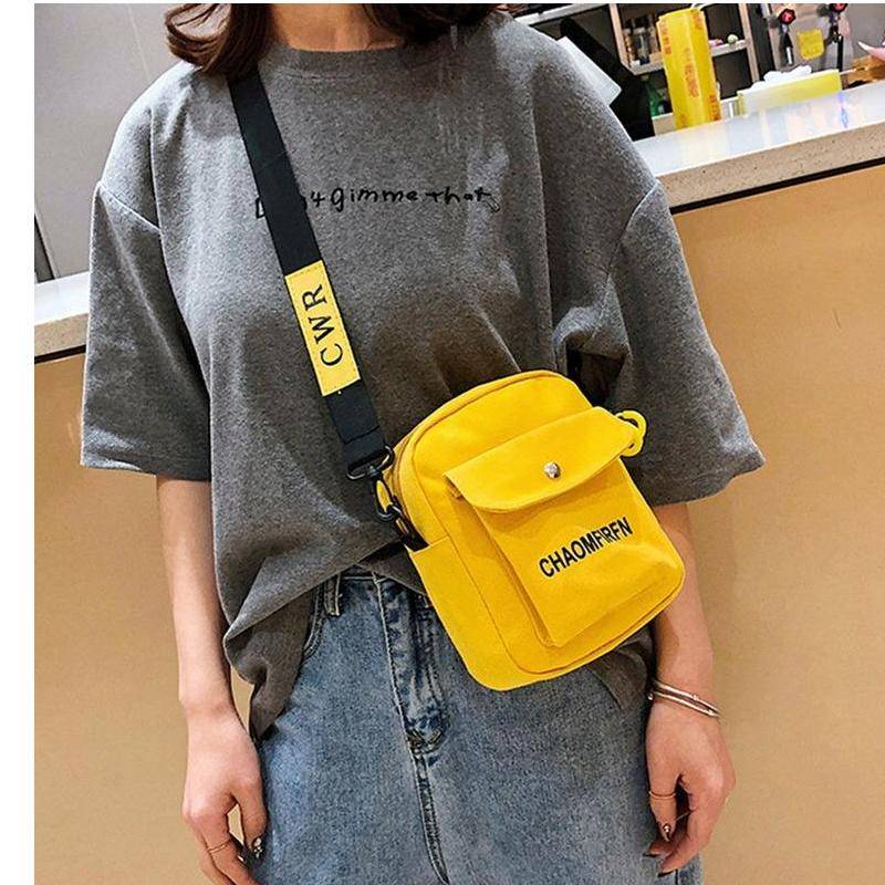 Women Casual Canvas Crossbody Bag Small Shoulder Bags For Women Outdoor Travel Bag Coin Purse Zip Lock Women's Bag 2022 Trend