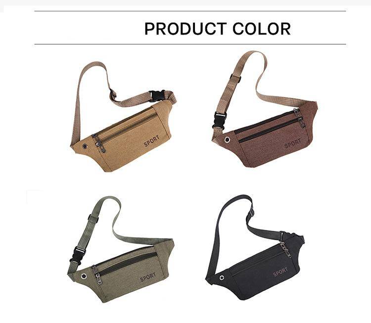 Women Men Retro Sport Waist Pack Crossbody Fanny Wallet Belt Travel Phone Bag Fashion Waterproof Pouch Belly Bum Chest Bag