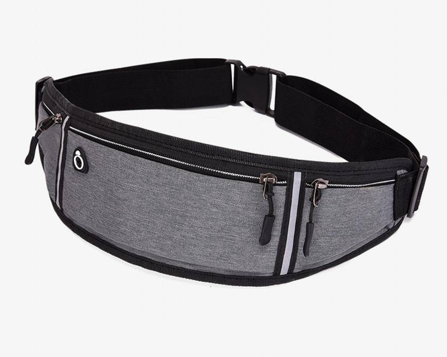 Sports Running Waist Bag Men Women Waterproof Fanny Pack Outdoor Cycling Crossbody Bag Mobile Phone Bag Oxford Cloth Chest Bag
