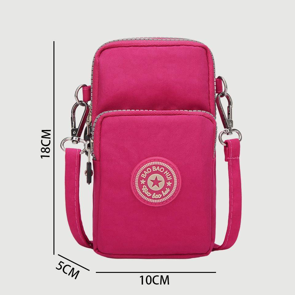 Female Messenger Purse Lady Wallet New 2022 CrossBody Bag Woman Small Shoulder Bags Nylon Women Mobile Phone Bags Mini Bolso