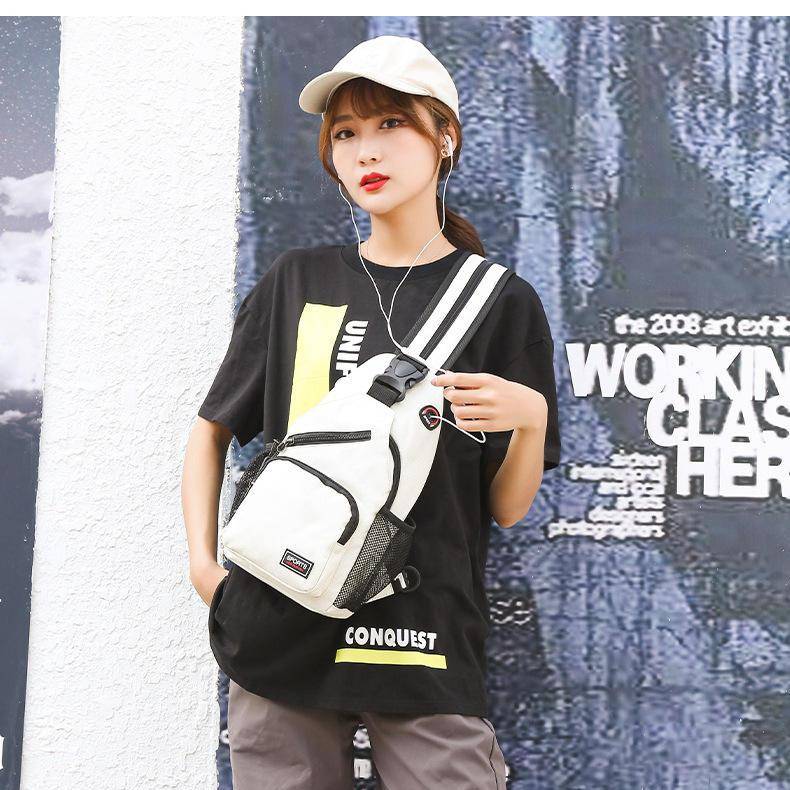 Fengdong fashion Yellow small crossbody bags for women messenger bags sling chest bag female mini travel sport shoulder bag pack