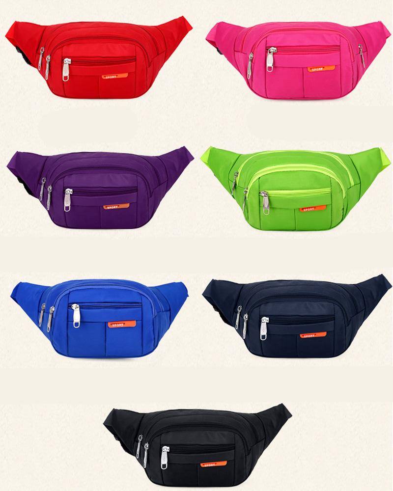 Women Waist Packs Fanny Bag, Multiple Functions Hip Bum Chest Belly Back Bags with Adjustable Belt Strap for Men, Women Fit 6" P Women Waist Packs Fanny Bag, Multiple Functions Hip Bum Chest Belly Back Bags with Adjustable Belt Strap for Men, Women Fit 6" P