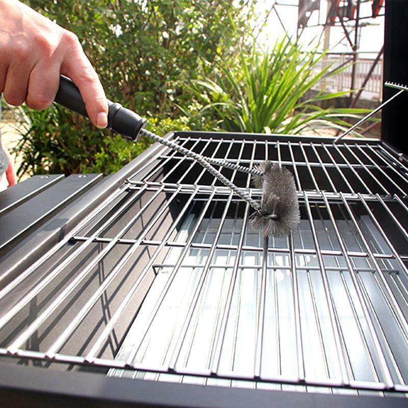 BBQ Grill Barbecue Kit Cleaning Brush Stainless Steel Cooking Tools Kitchen Accessories Wire Bristles Triangle Cleaning Brushes BBQ Grill Barbecue Kit Cleaning Brush Stainless Steel Cooking Tools Kitchen Accessories Wire Bristles Triangle Cleaning Brushes