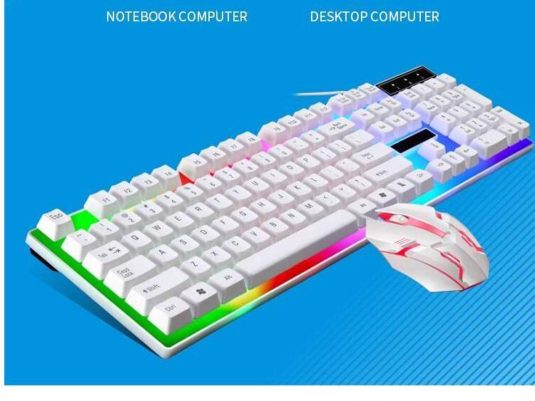 Gamer Keyboard And Mouse Combo Set RGB LED 104-Key Wired Gaming Keyboard Mouse Set for Notebook Laptop Desktop PC Tablet Gamer Keyboard And Mouse Combo Set RGB LED 104-Key Wired Gaming Keyboard Mouse Set for Notebook Laptop Desktop PC Tablet