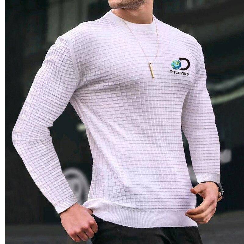 Men's Clothing Sweater Men Long Tshirt Spring And Autumn Daily Standard Casual Pullovers Men's Sweater T Shirt